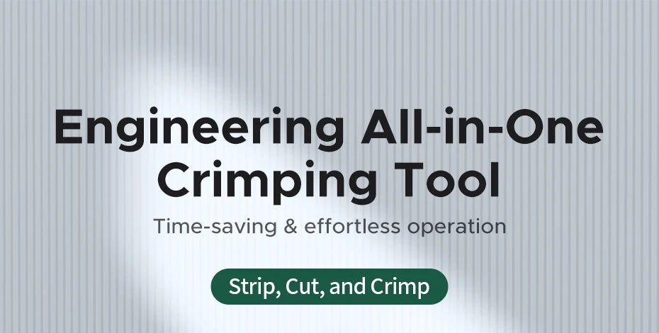 RJ45 Ethernet Cable Crimping Tool for CAT5/6/7/8 - 8
