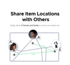Smart Wallet Tracker Card for Apple Find My