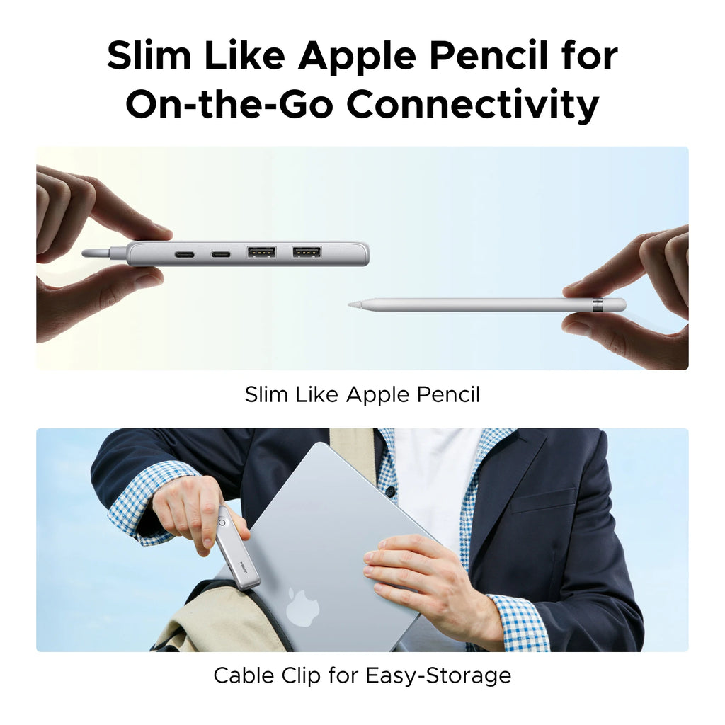 5-in-1 USB-C Hub with 4K 60Hz HDMI and 100W Power Delivery