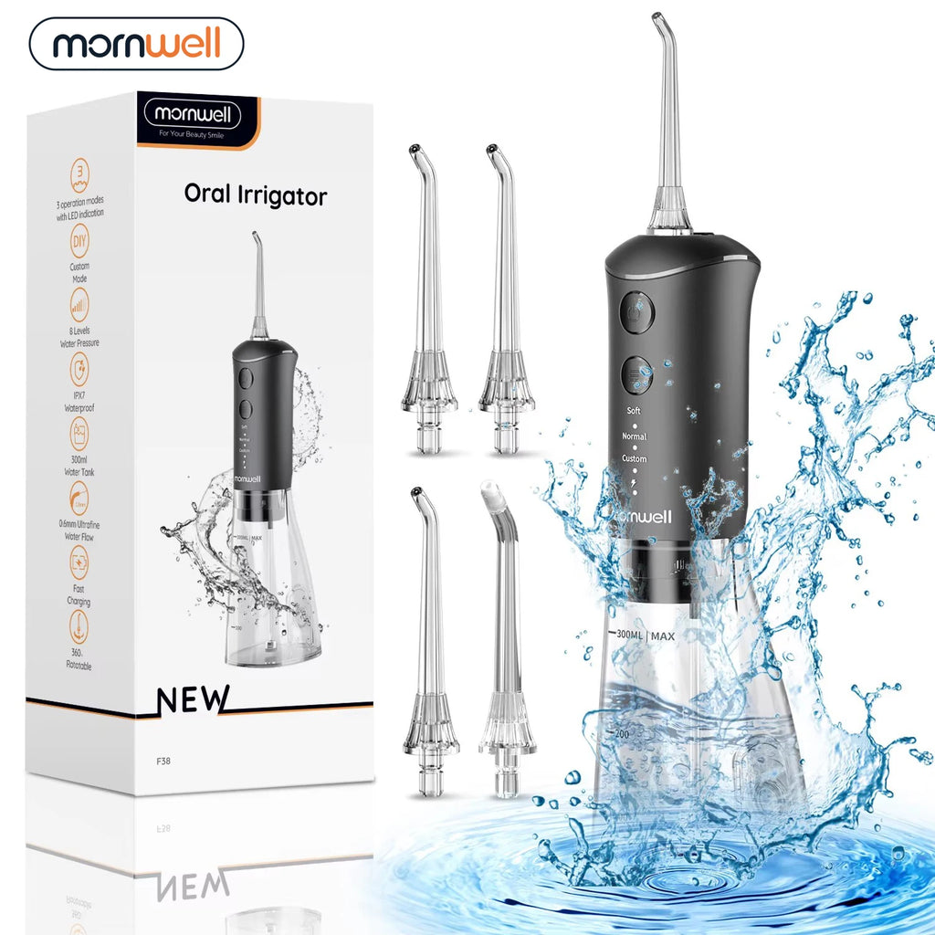 Portable Rechargeable Water Flosser for Teeth Cleaning