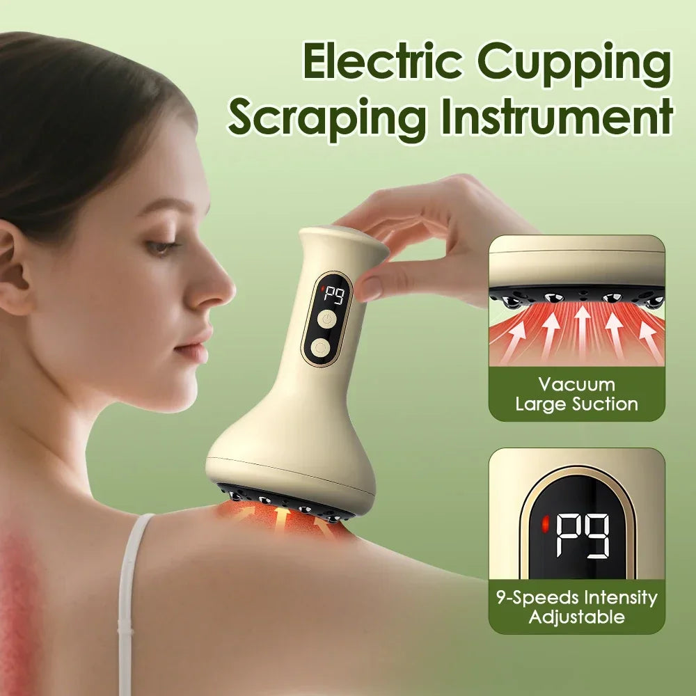 Electric Cordless Body Massage and Scraping Tool - 2