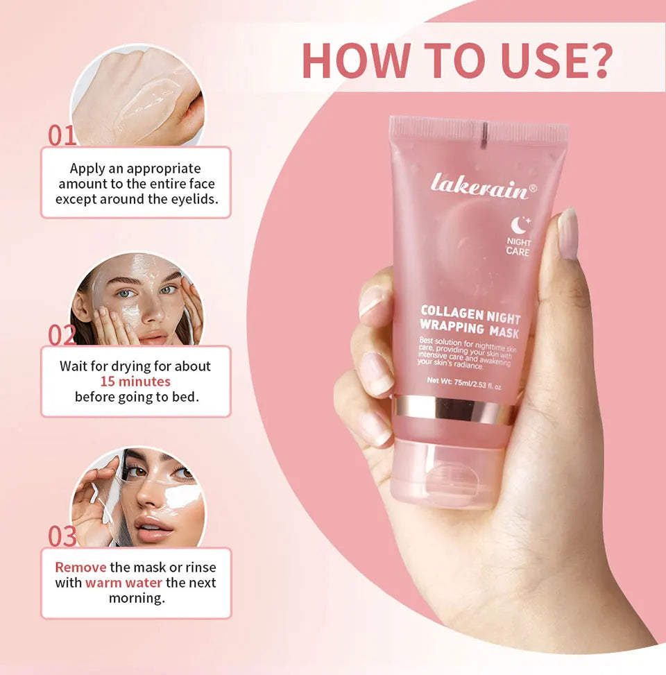 Collagen Peel-Off Night Wrapping Mask for Skin Hydration - 27