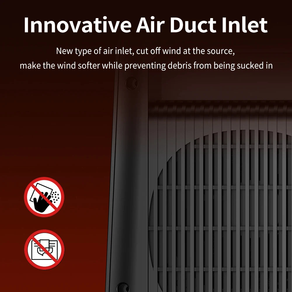 Portable PTC Ceramic Space Heater with Ambient Flame Light
