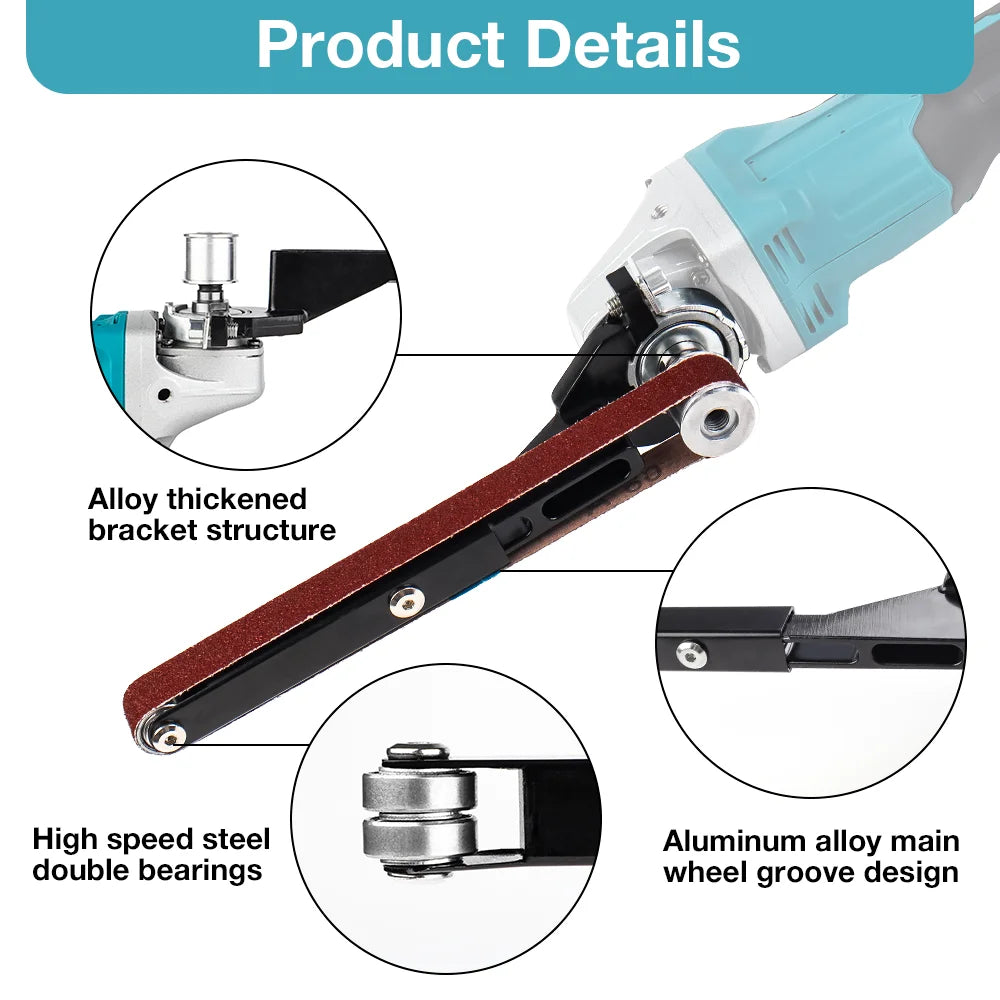 Angle Grinder to Belt Sander Conversion Attachment Kit