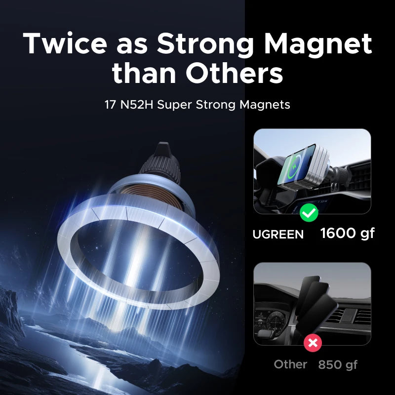 Magnetic Wireless Car Charger for iPhone