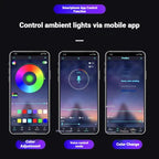 48 LED RGB Car Interior Foot Light Kit with App and Remote Control