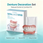 Cosmetic Denture Set for Instant Smile Enhancement