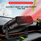 12V 120W and 24V 200W 2-in-1 Car Heater and Cooling Fan Defroster