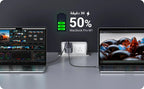 100W 4-Port GaN Fast Wall Charger with UK Plug