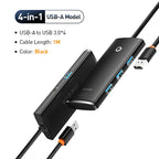 4-in-1 USB-C to USB 3.0 Multi-Port Adapter Hub