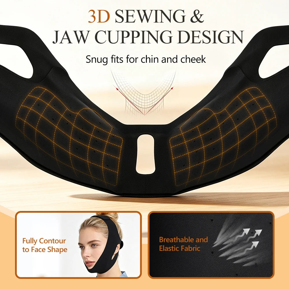 Hot and Cold Gel V-Line Face Lifting Bandage