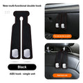 Suede Leather Car Glove Box Hanging Hook for Handbags and Accessories