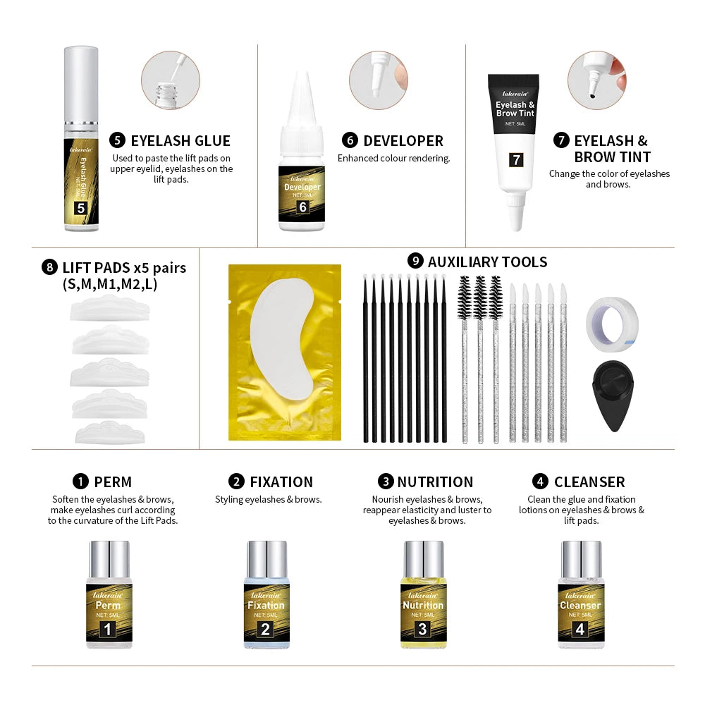 Professional Lash and Brow Lift and Tint Kit - 5