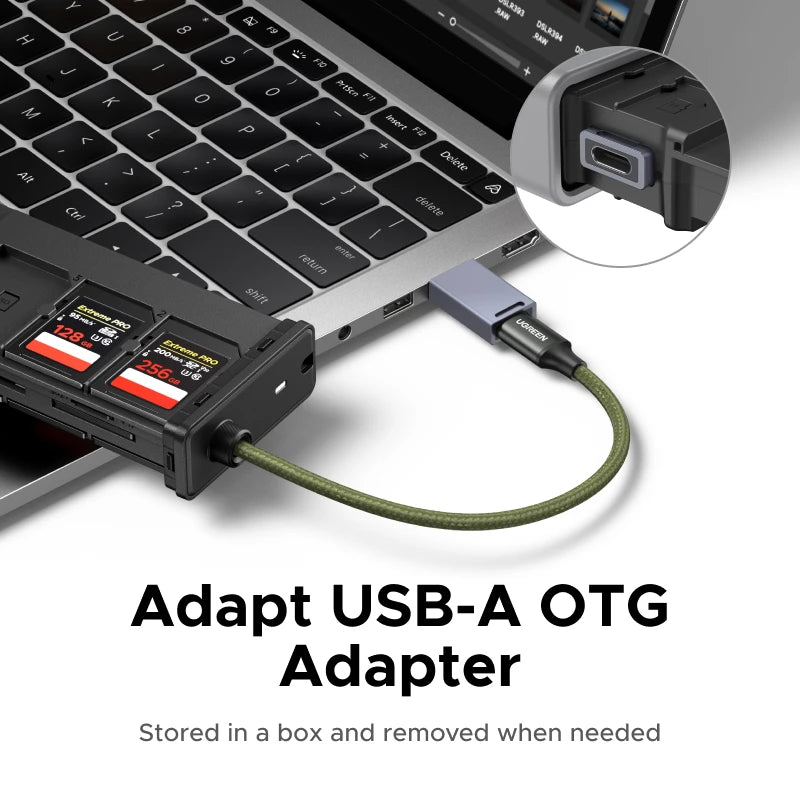 USB-C Memory Card Reader and Storage Case
