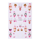 Christmas Cartoon Nail Art Decals