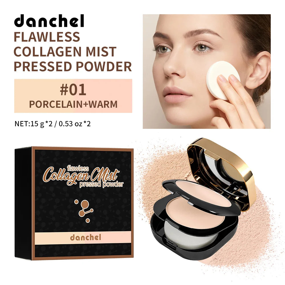 Double Layer Oil Control Pressed Powder for Matte Finish
