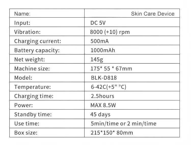 5-in-1 Micro-Current Facial Rejuvenation and Tightening Device