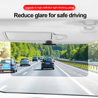 Magnetic Sun Visor Glasses Holder and Anti Glare Folding Shield