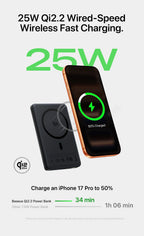 10000mAh Magnetic Wireless Power Bank 45W Fast Charging