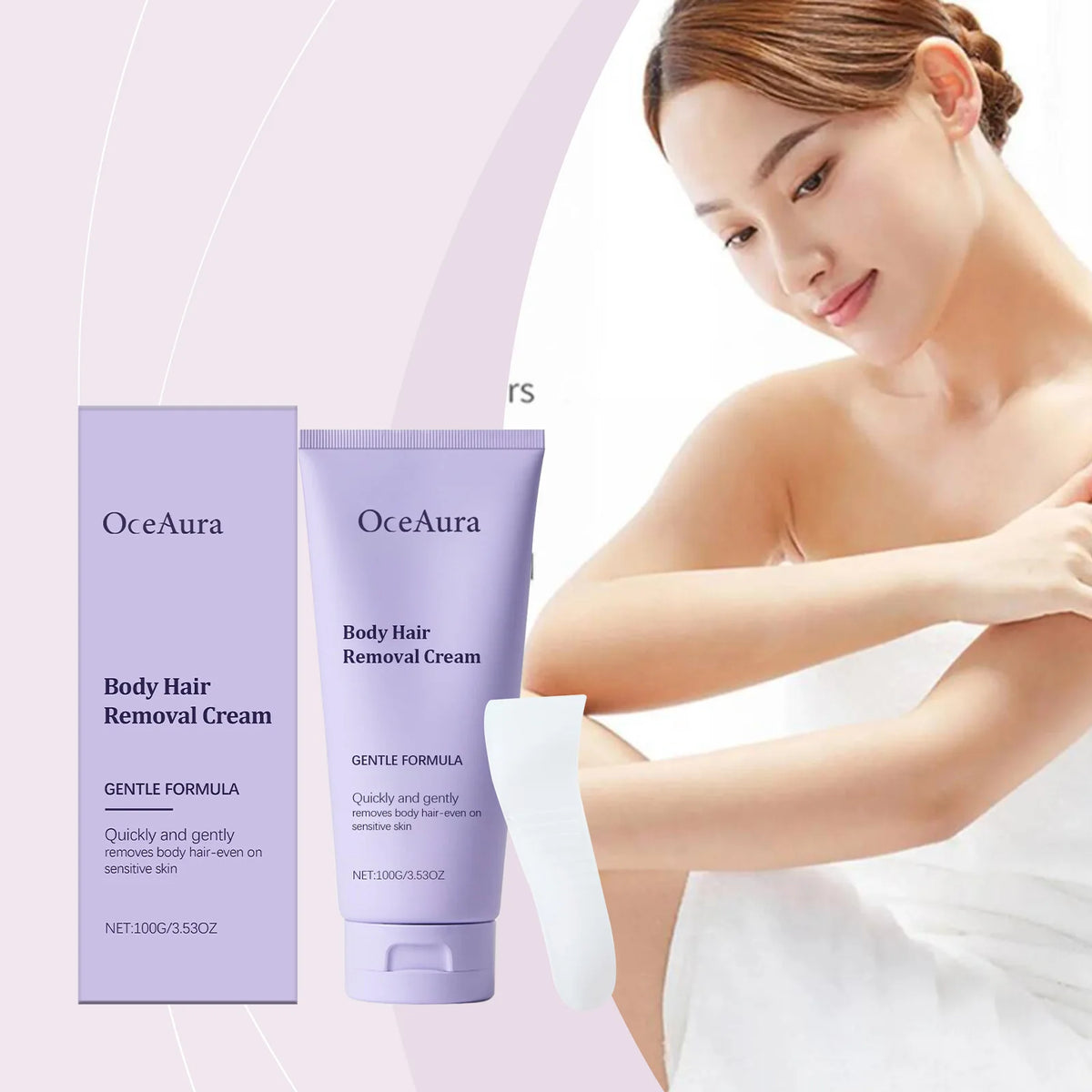 Painless Body Hair Removal Cream for Legs and Underarms