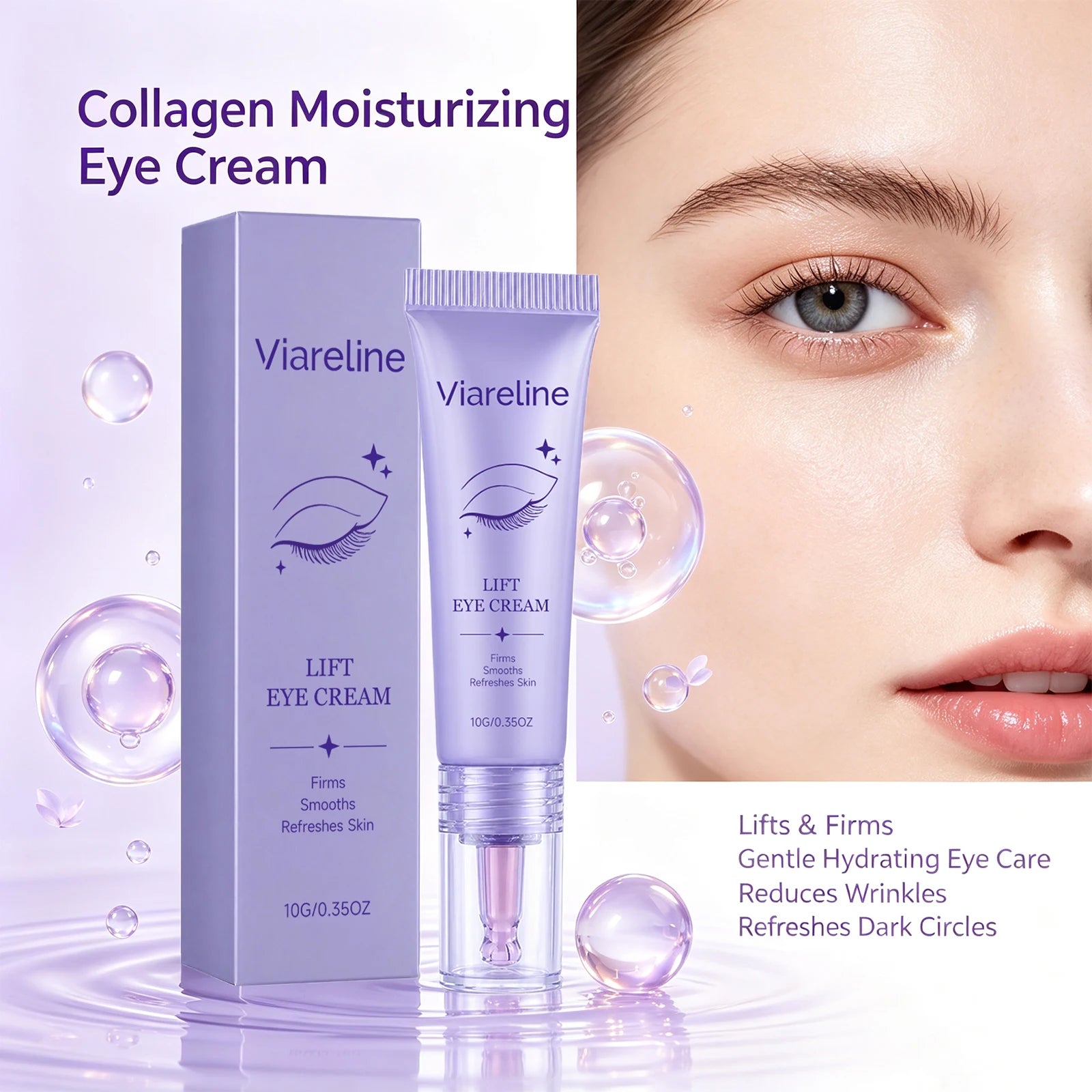 Firming Collagen Eye Cream for Fine Lines and Dark Circles - 2