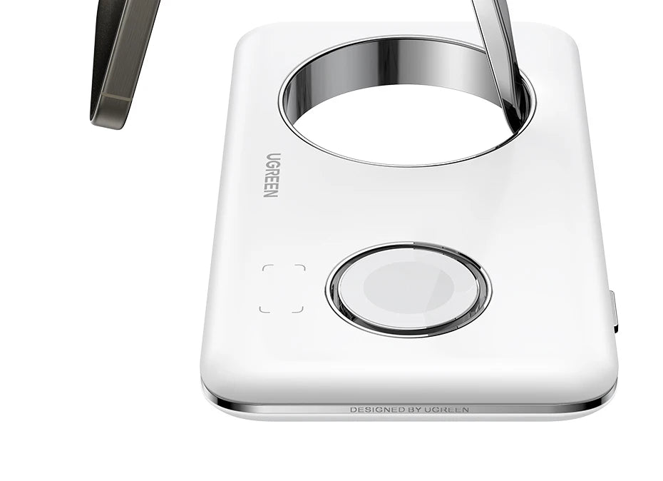 2-in-1 Magnetic Wireless Charging Station for iPhone and Earphones