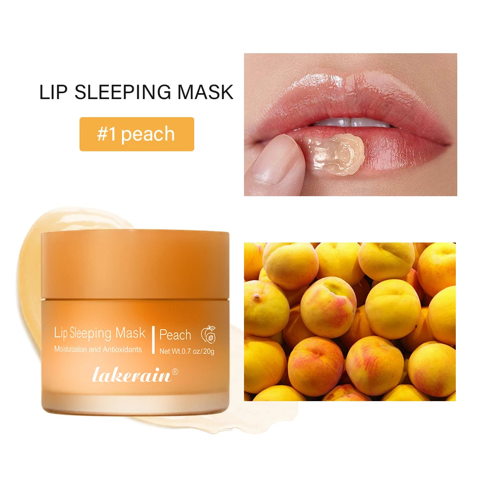 Hydrating Dual-Color Lip Sleeping Mask for Dry Cracked Lips