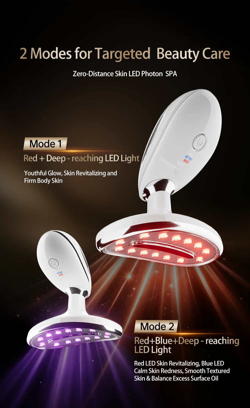 LED Facial and Body Sculpting Beauty Device - 10