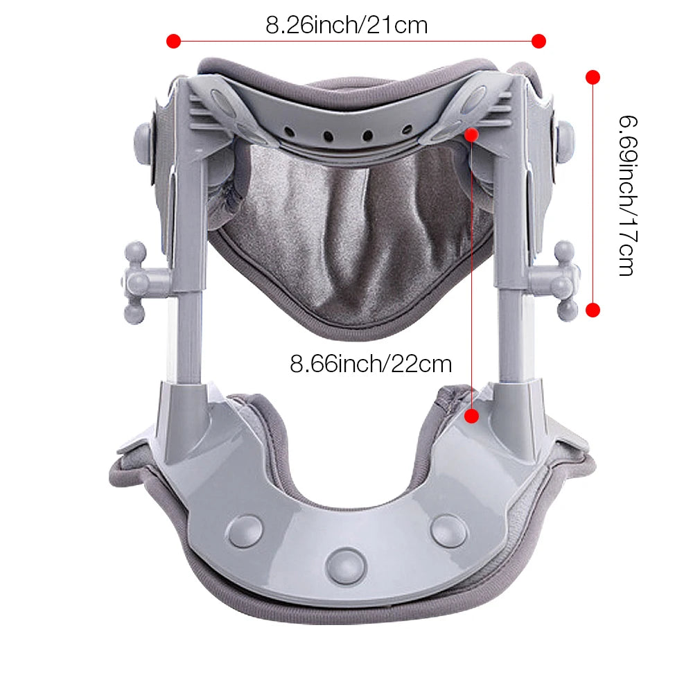 Heated Adjustable Cervical Neck Traction Stretcher - 11