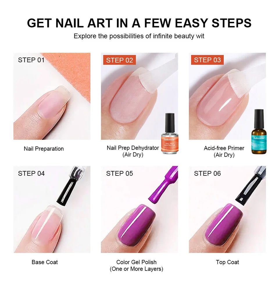 Nail Prep Dehydrator and Primer Set for Long-Lasting Manicures - 13