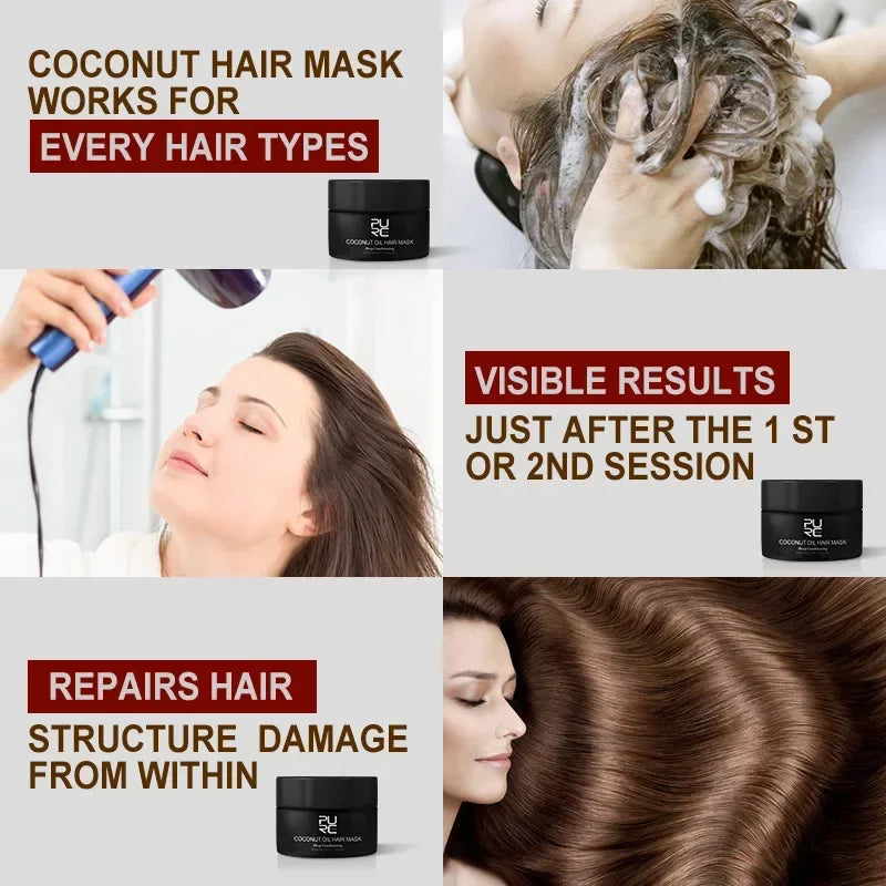 Keratin Collagen Deep Repair Hair Mask for Frizzy Damaged Hair