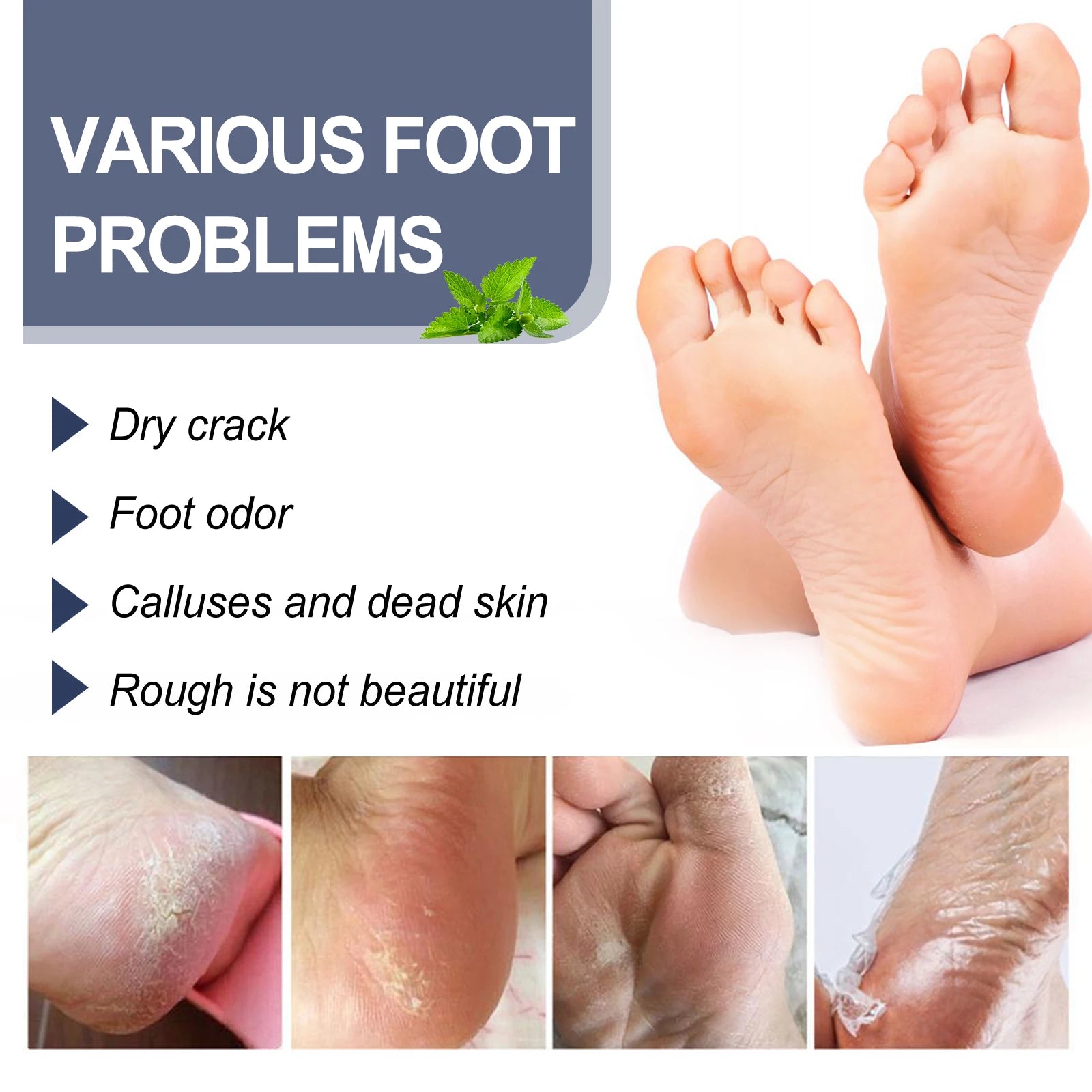 Refreshing Deodorant Foot Spray for Odor Removal and Dry Skin - 8