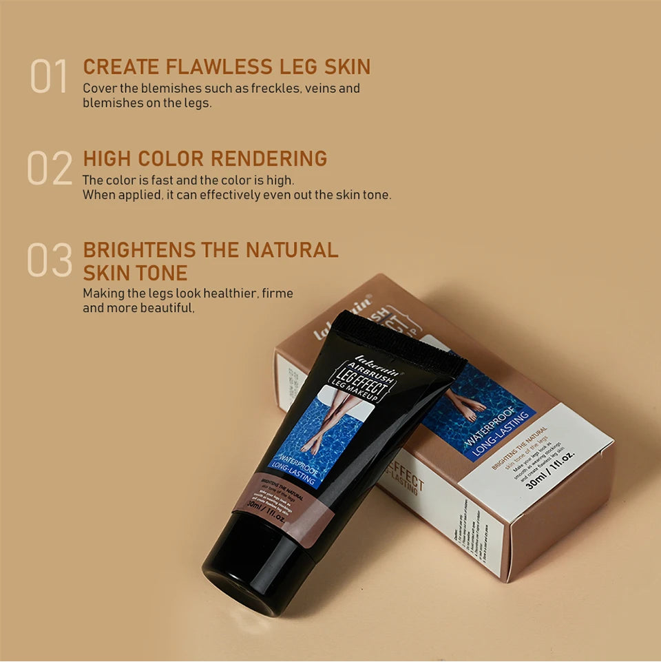 Waterproof Leg Makeup Foundation for Flawless Coverage