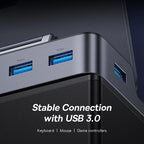 6-in-1 USB-C Docking Station for Steam Deck and Gaming Consoles