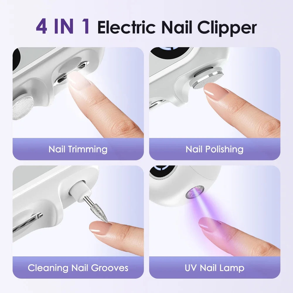 4-in-1 Electric Nail Clipper and Grooming Kit