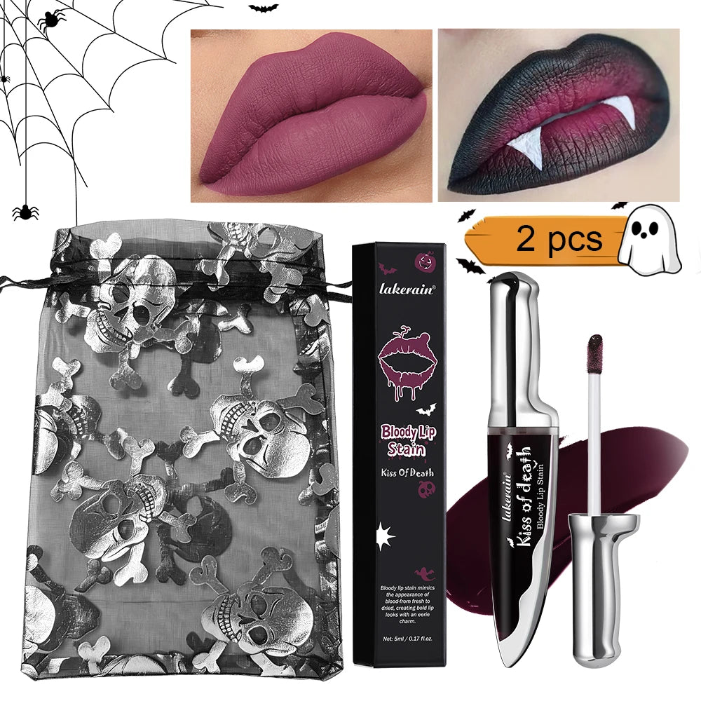 Bloody Matte Liquid Lip Stain for Halloween Costumes