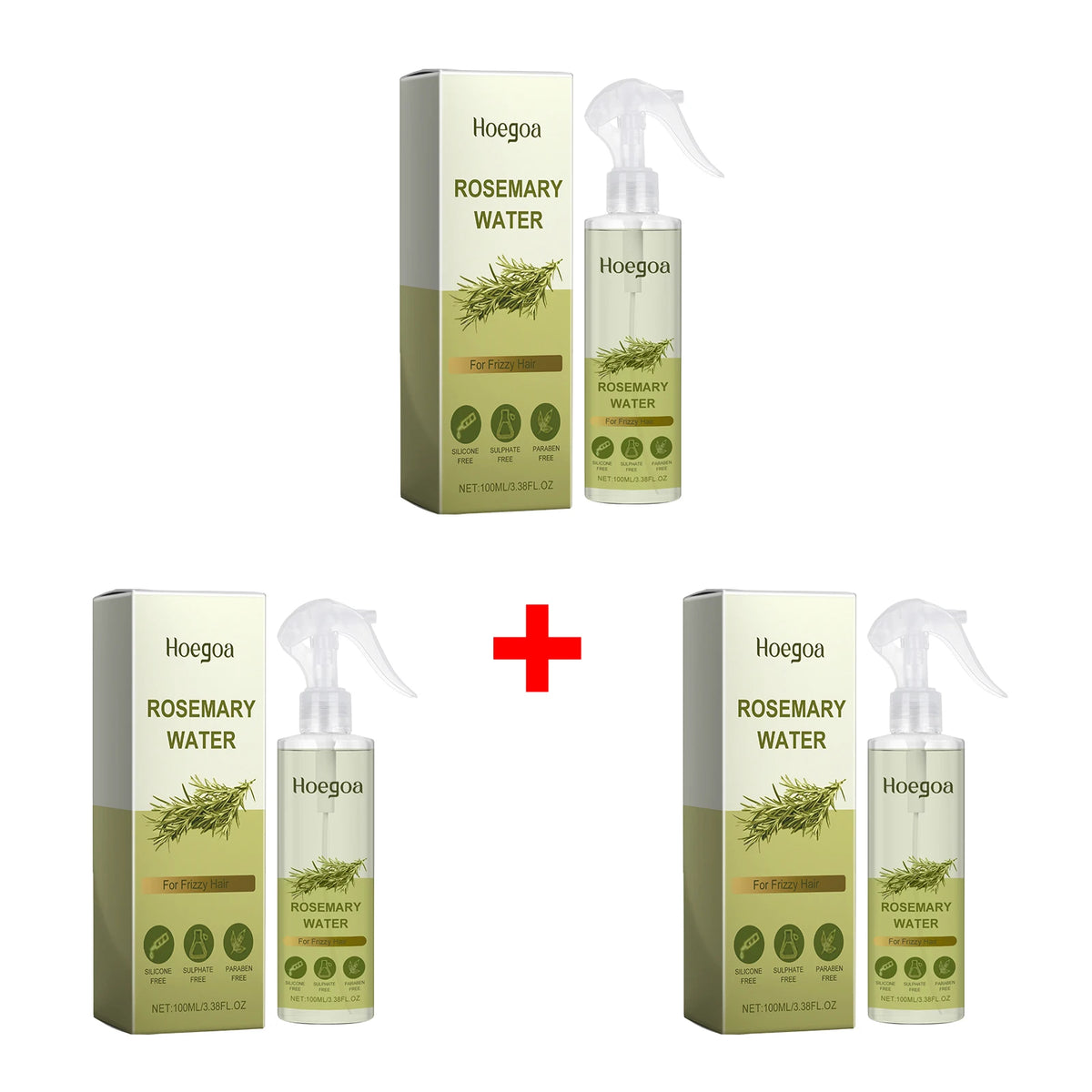 Rosemary Strengthening Hair Spray for Oil Control and Frizz