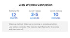 Ergonomic Vertical Wireless Mouse with 4000 DPI