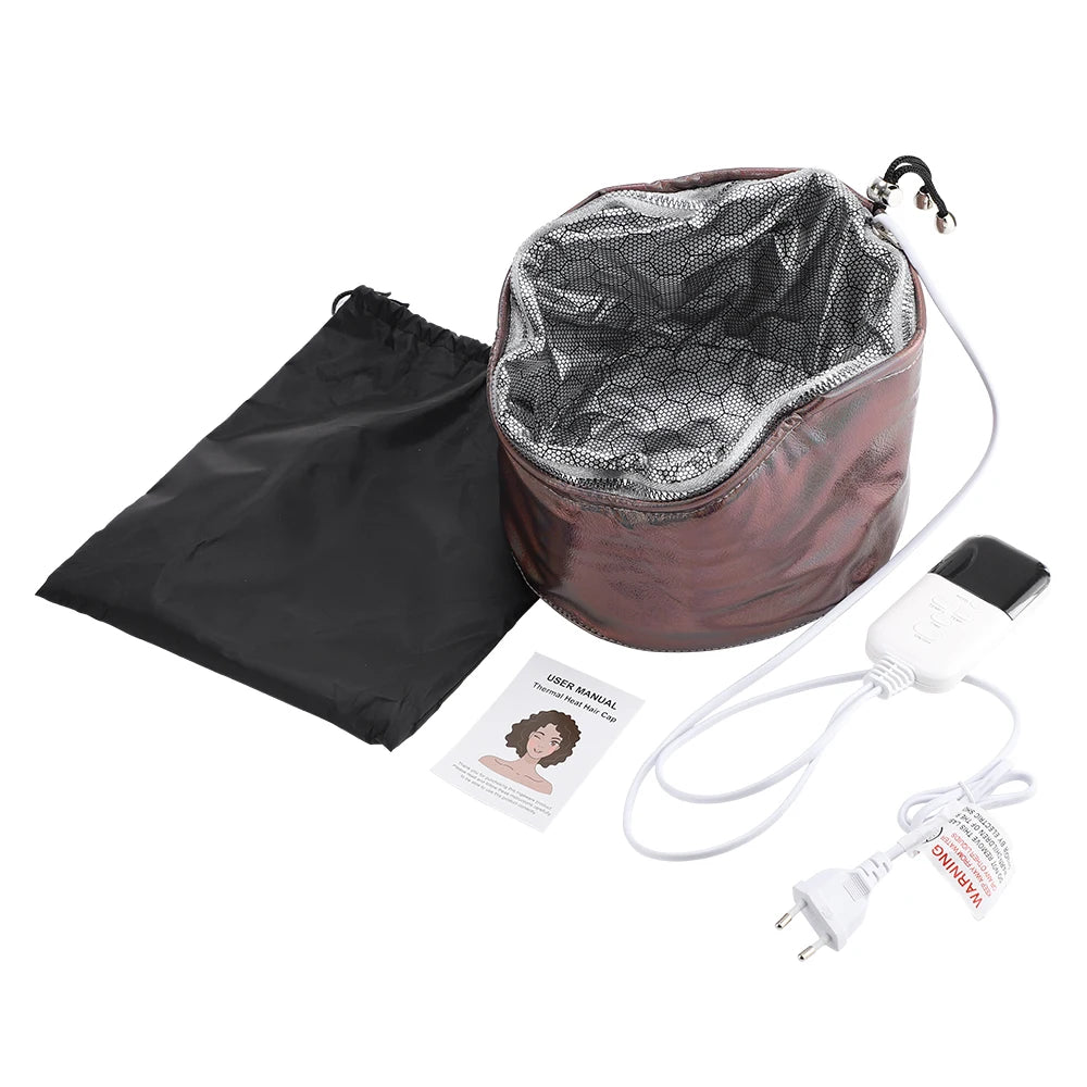 Electric Deep Conditioning Hair Spa Steamer Cap - 11