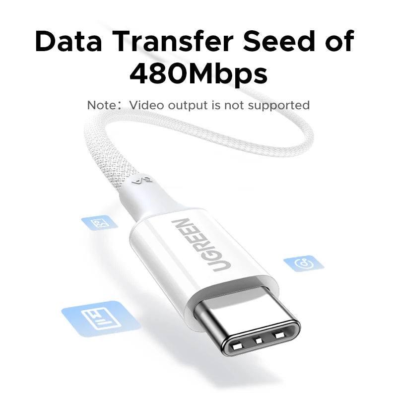 100W USB-C to USB-C Fast Charging Cable