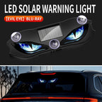 Solar Powered Demon Eye LED Car Warning Light