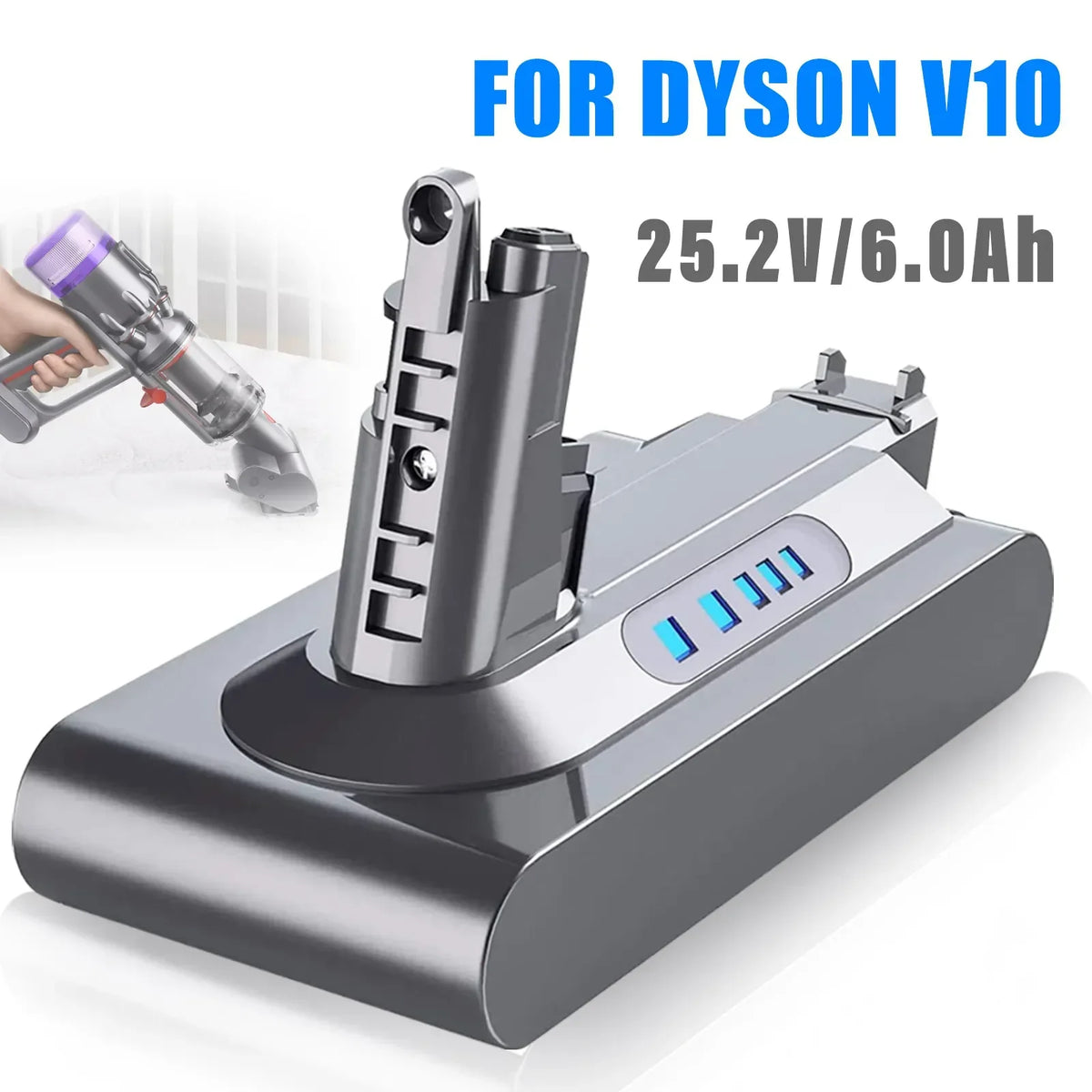 Replacement Battery for Dyson V6 V7 V8 V10 Vacuum Cleaners