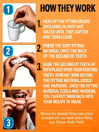 Comfort Fit Cosmetic Smile Veneers for Men and Women