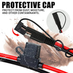 SAE to O-Ring Terminal Battery Charger Cable with 10A Fuse
