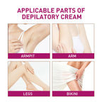 Painless Depilatory Cream for Quick Hair Removal