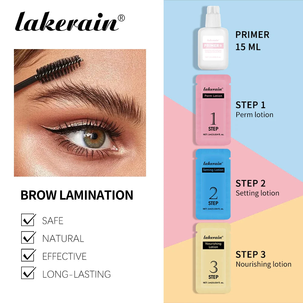 Professional Eyebrow Lamination and Perming Kit
