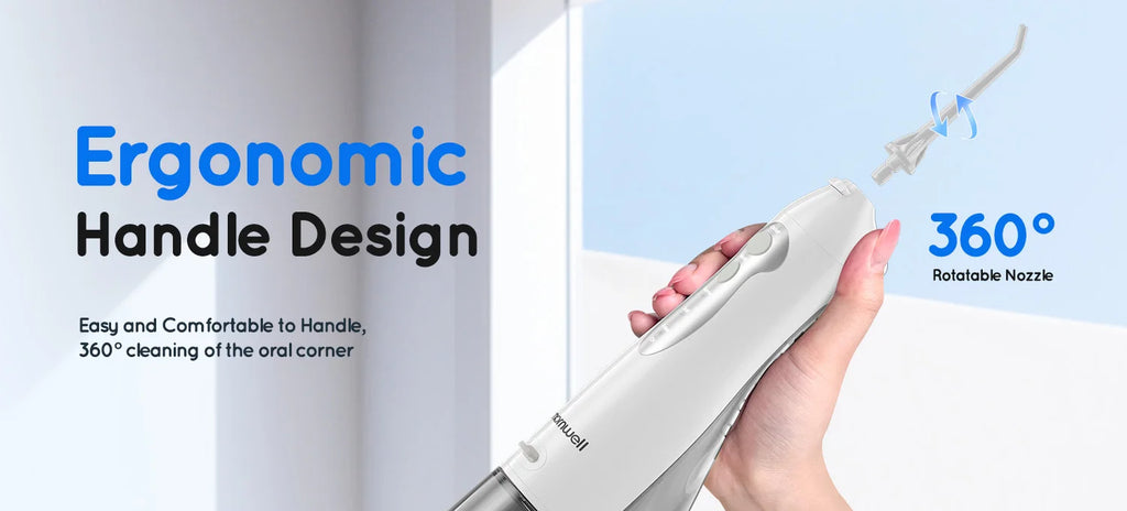 Portable Oral Irrigator and Sonic Electric Toothbrush Set