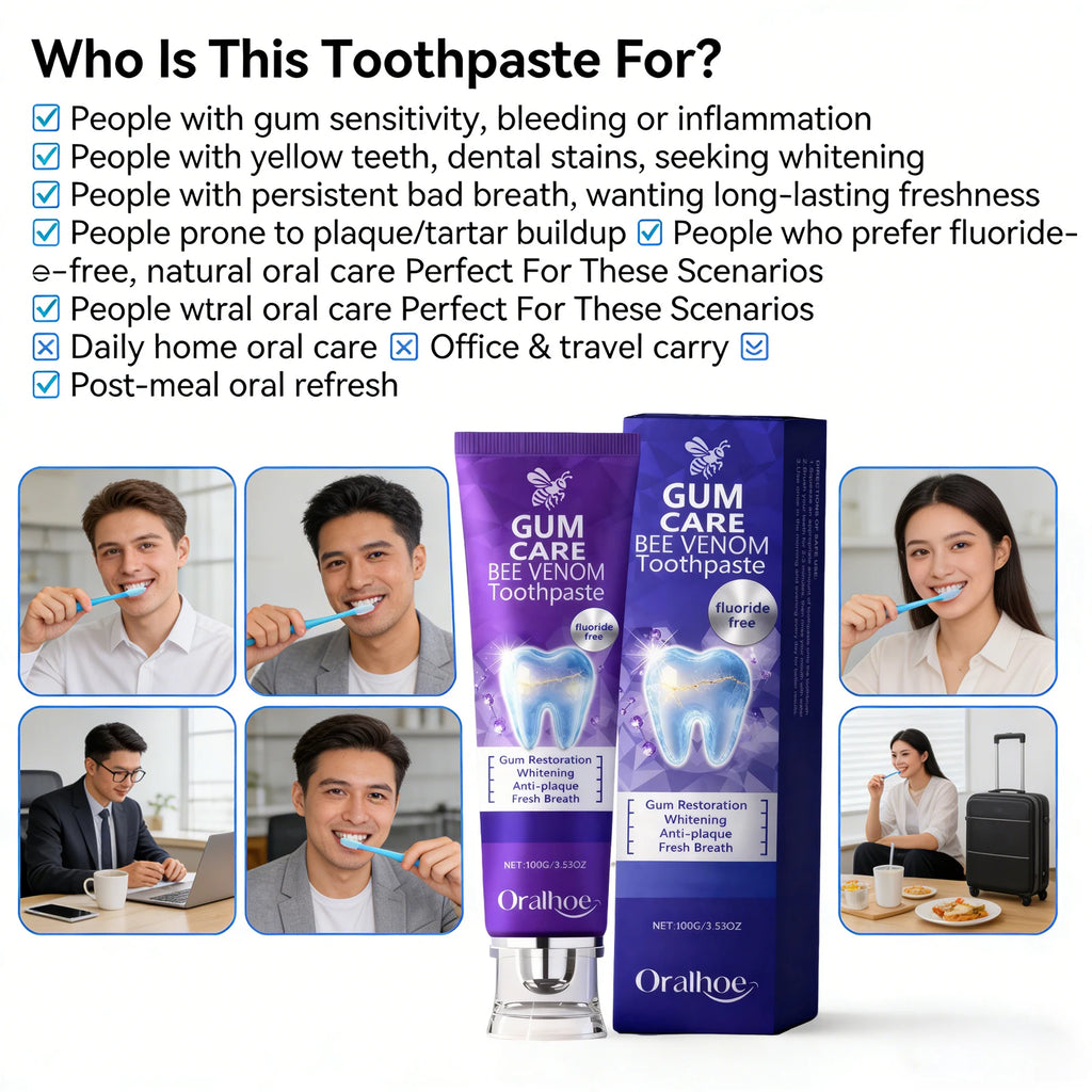 Bee Venom Gum Care and Teeth Whitening Toothpaste