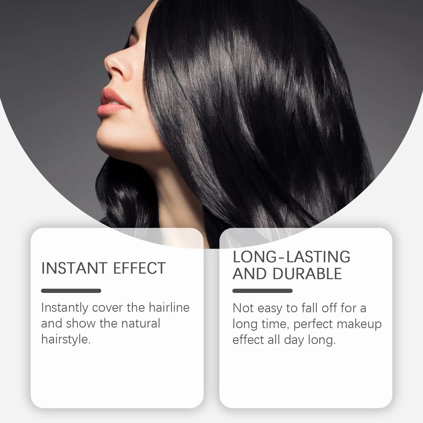 Instant Hairline and Gray Root Concealer for Fuller Hair - 8