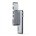 6-in-2 USB-C Hub Adapter for MacBook Pro and Air